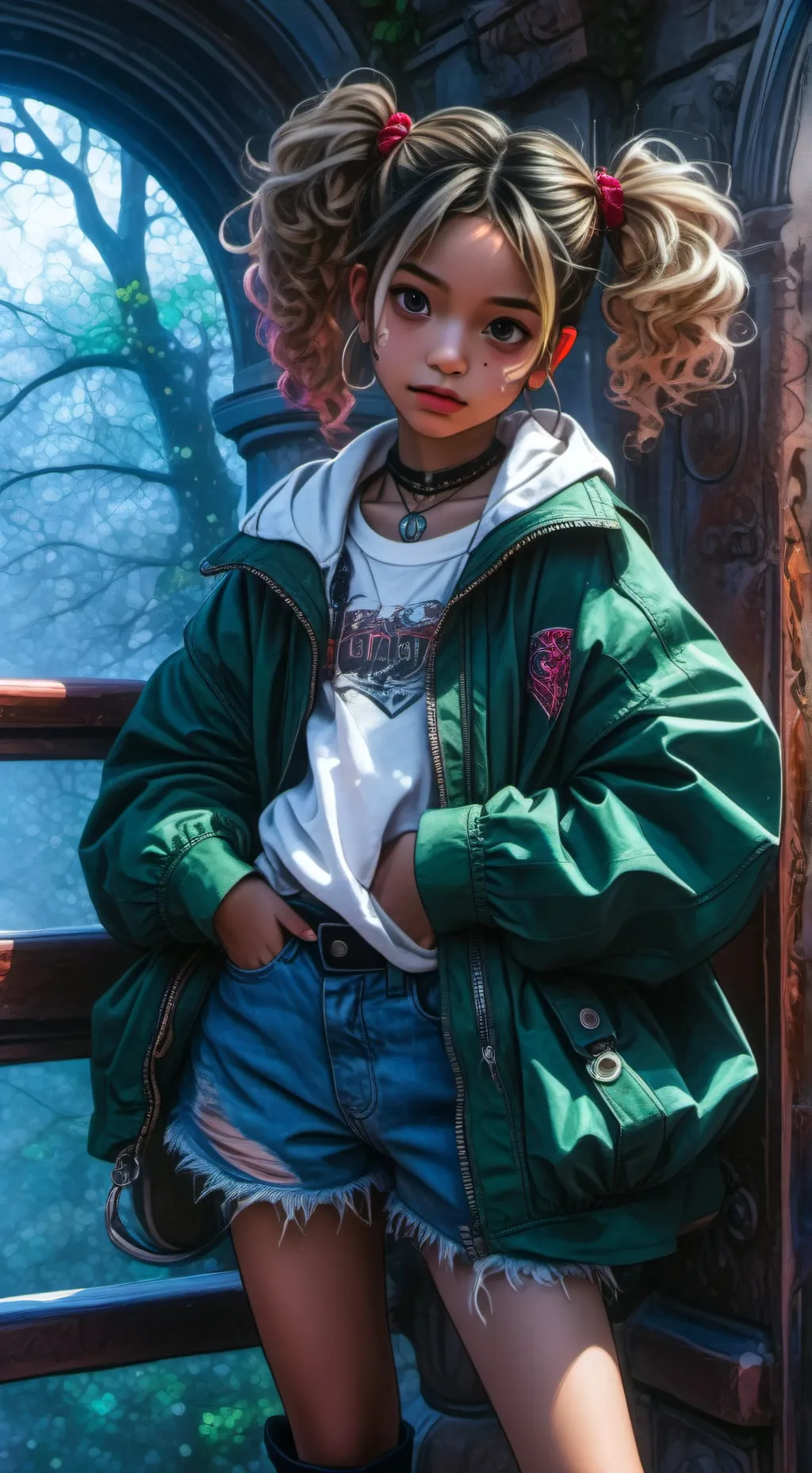 ai character: Kristal  background