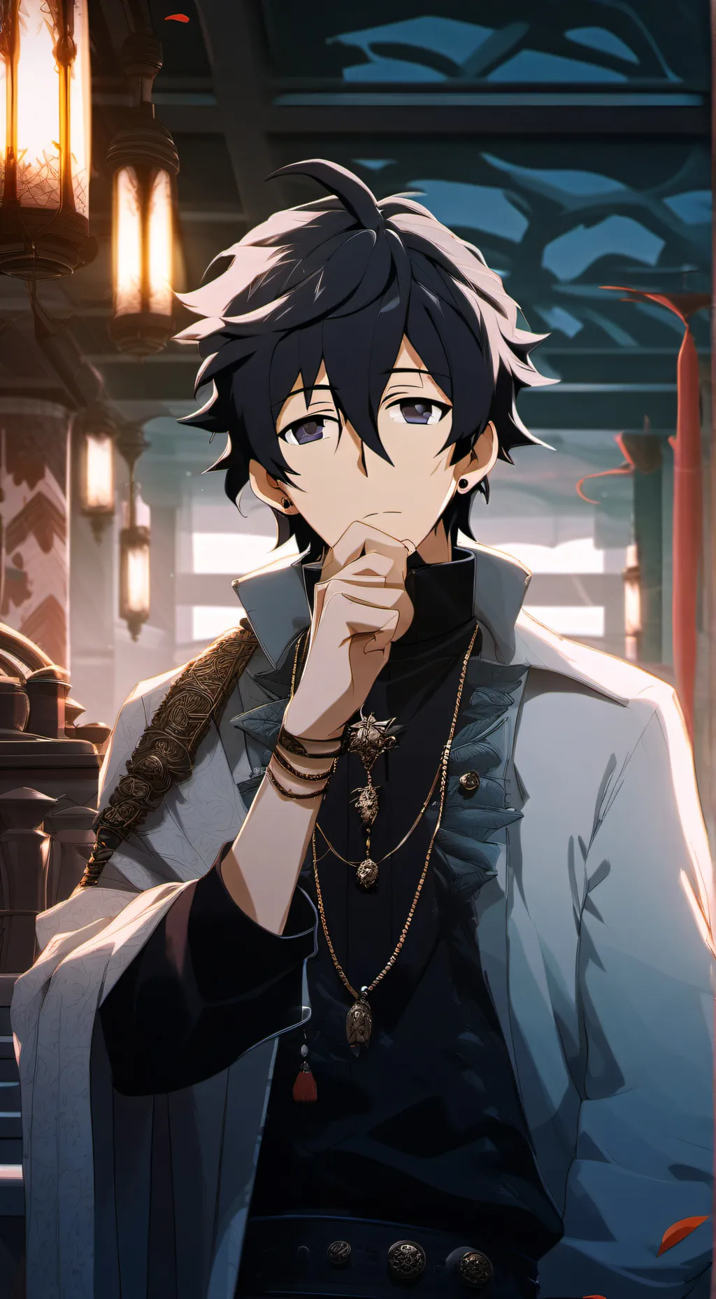 ai character: Край  background