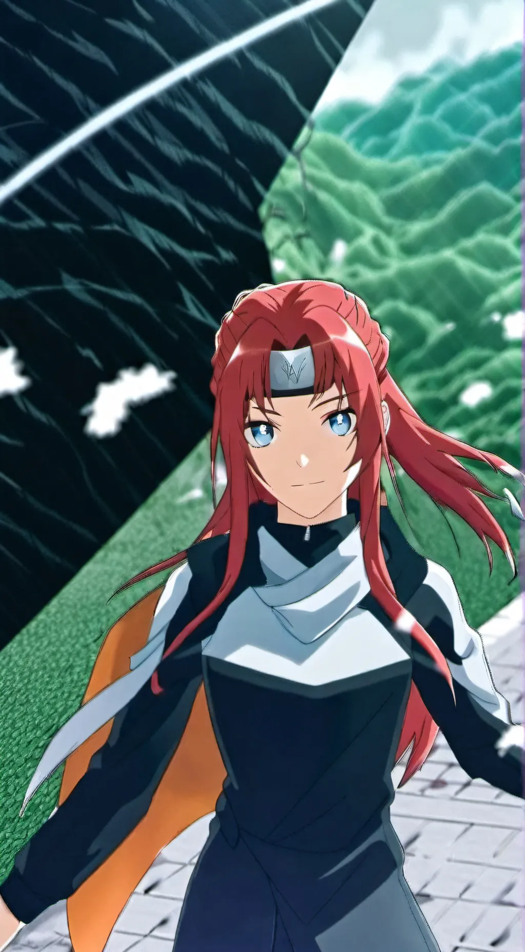 ai character: hermana  de naruto background