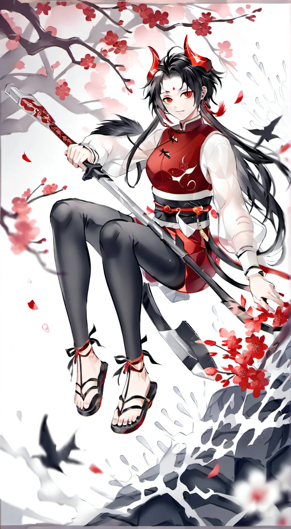 ai character: Kny panic attack  background