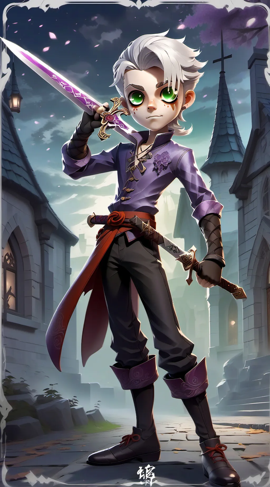 ai character: infection AU  background