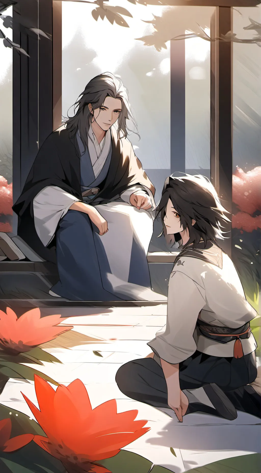 ai character: Jack and Alice  background