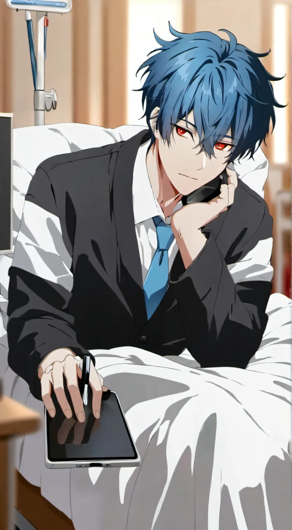 ai character: Stolas Goetia AI background