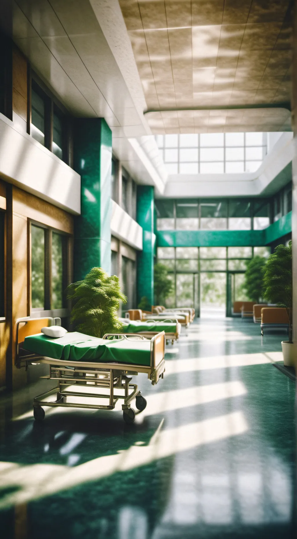 ai character: Ninjago Hospital  background