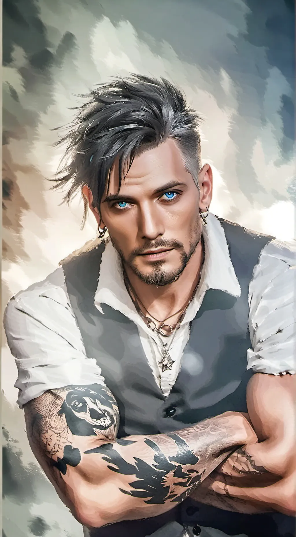 ai character: Vincent background