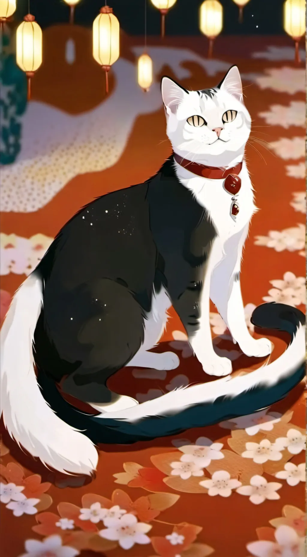 ai character: douma cat background