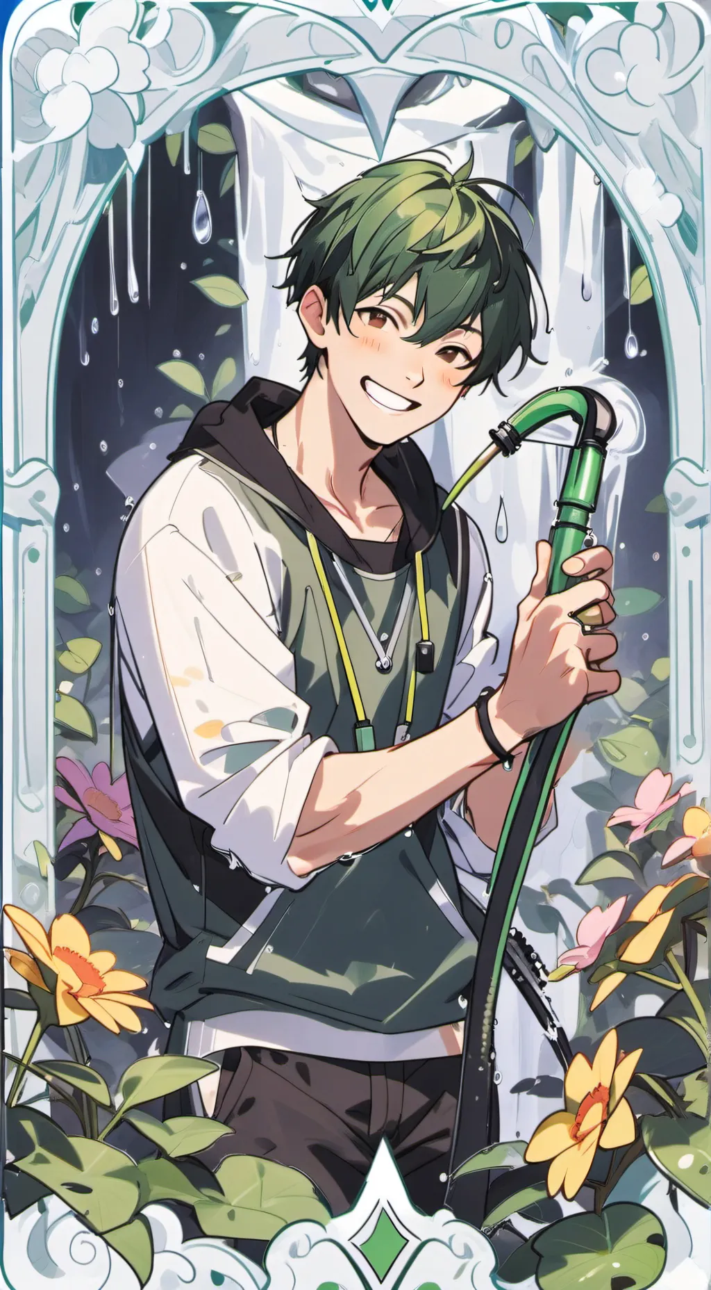 ai character: Sprunki background