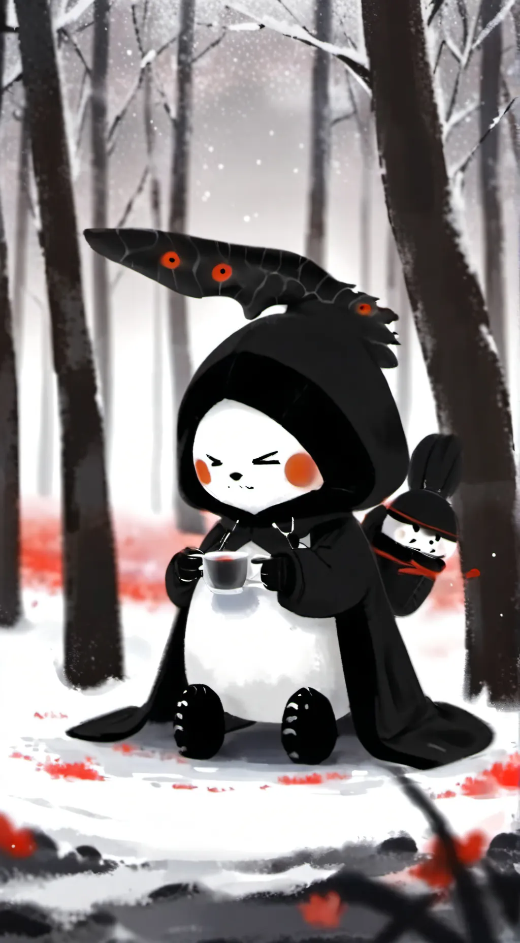 ai character: FORSAKEN background