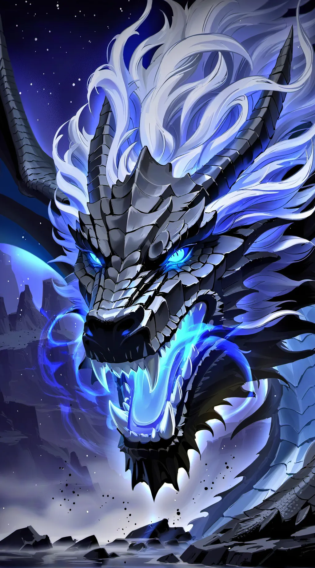 ai character: Can't say No. Mist background