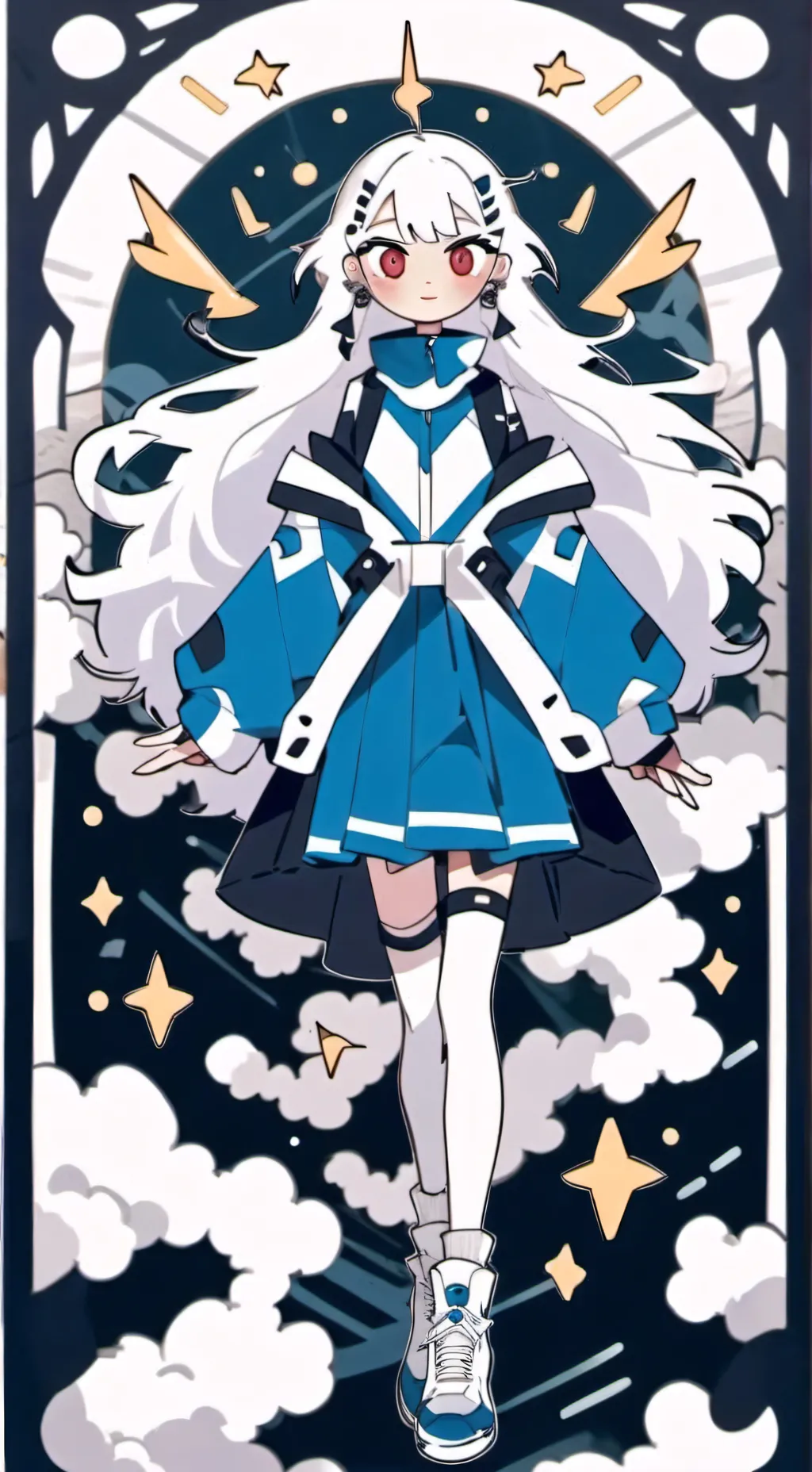 ai character: cosmo y sprout background