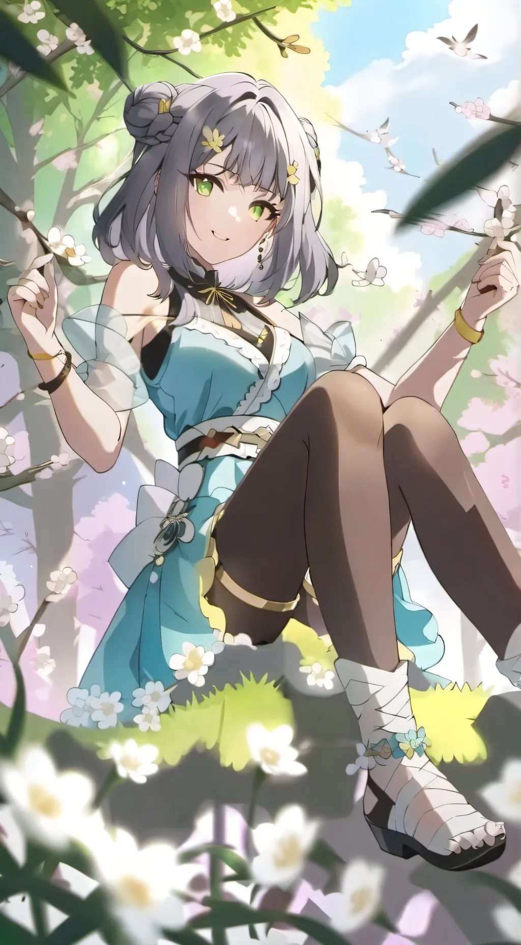 ai character: bully girl  background