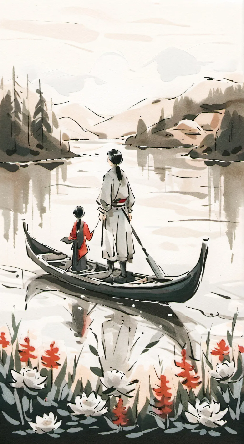 ai character: show background