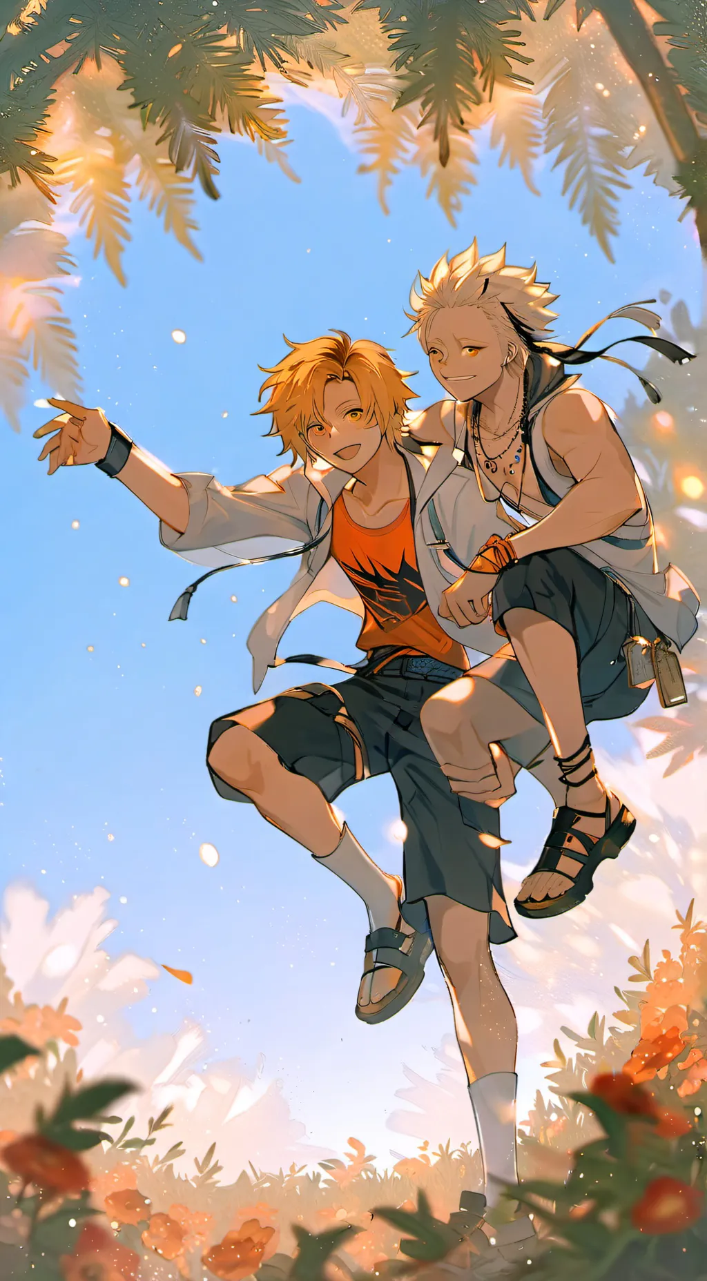 ai character: ⚡denki⚡ background