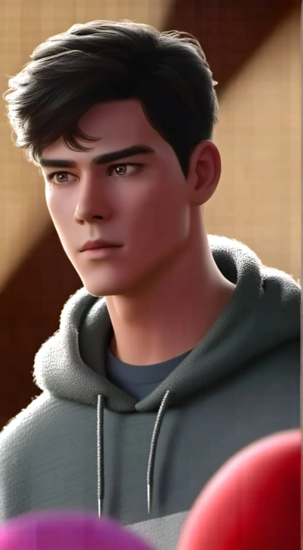 ai character: Kai  background