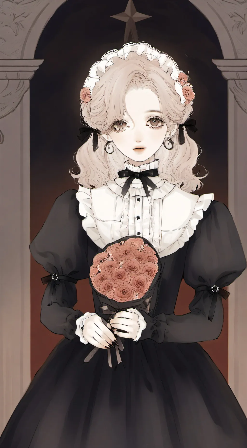 ai character: night background