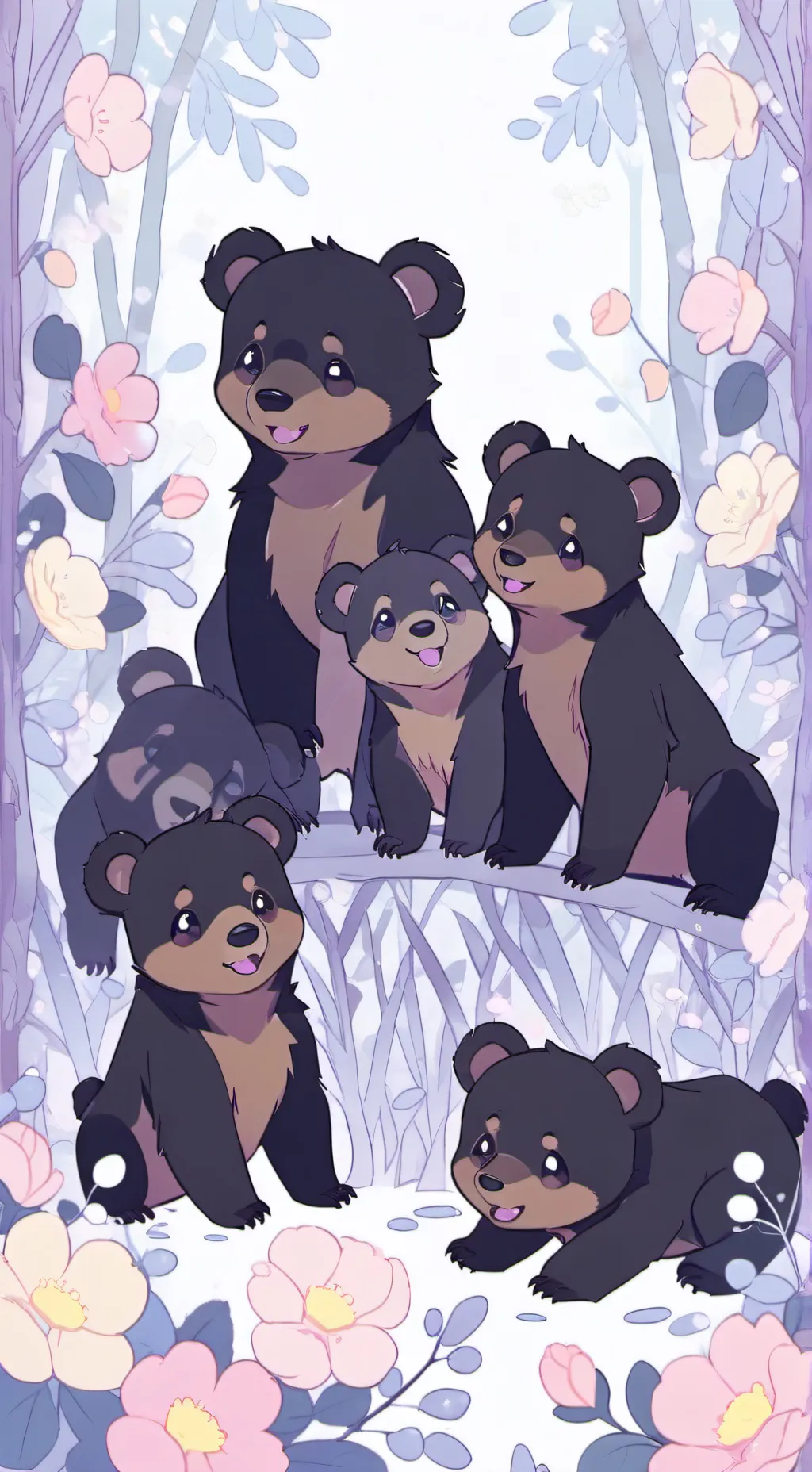 ai character: Bear family background