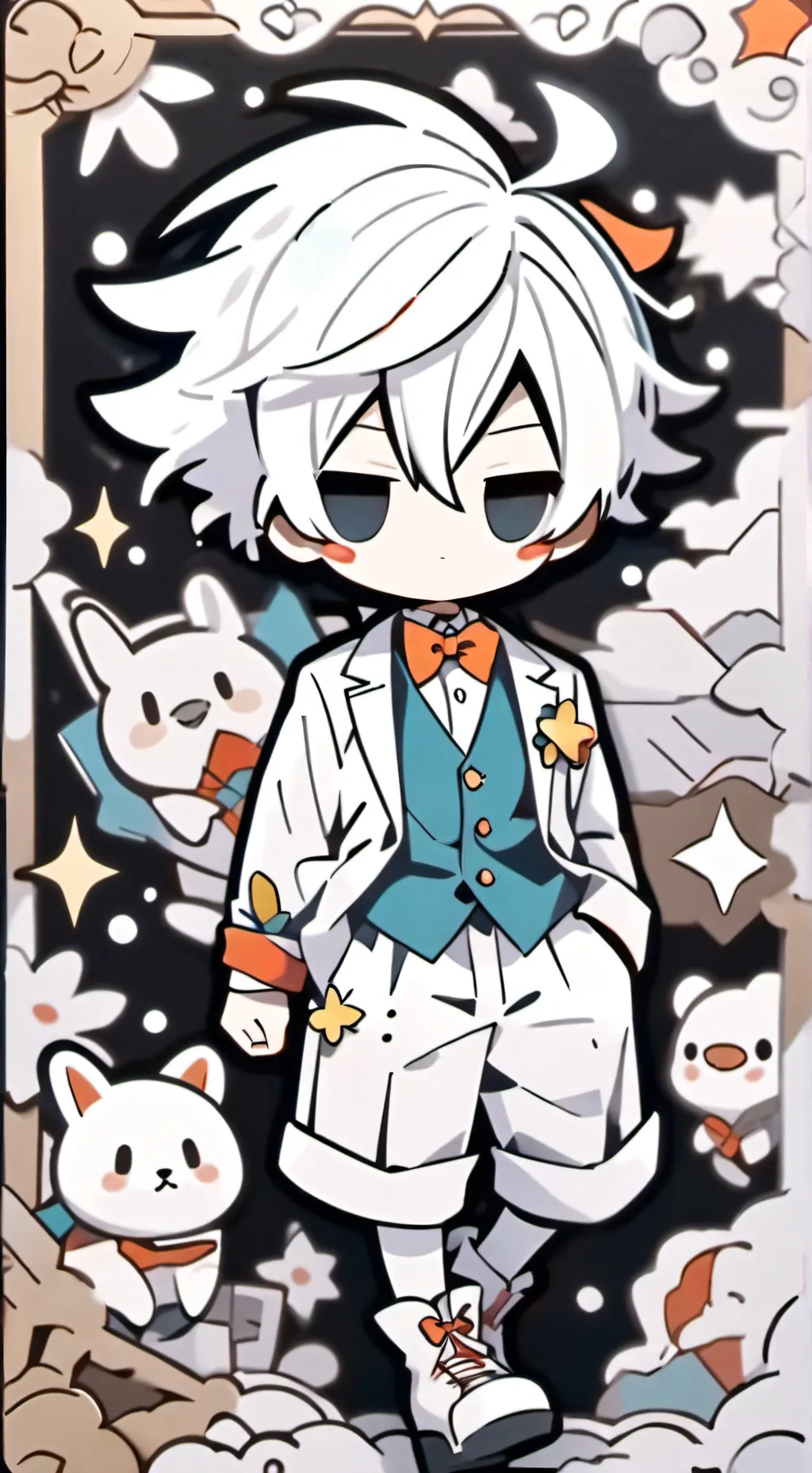 ai character: dandys world background