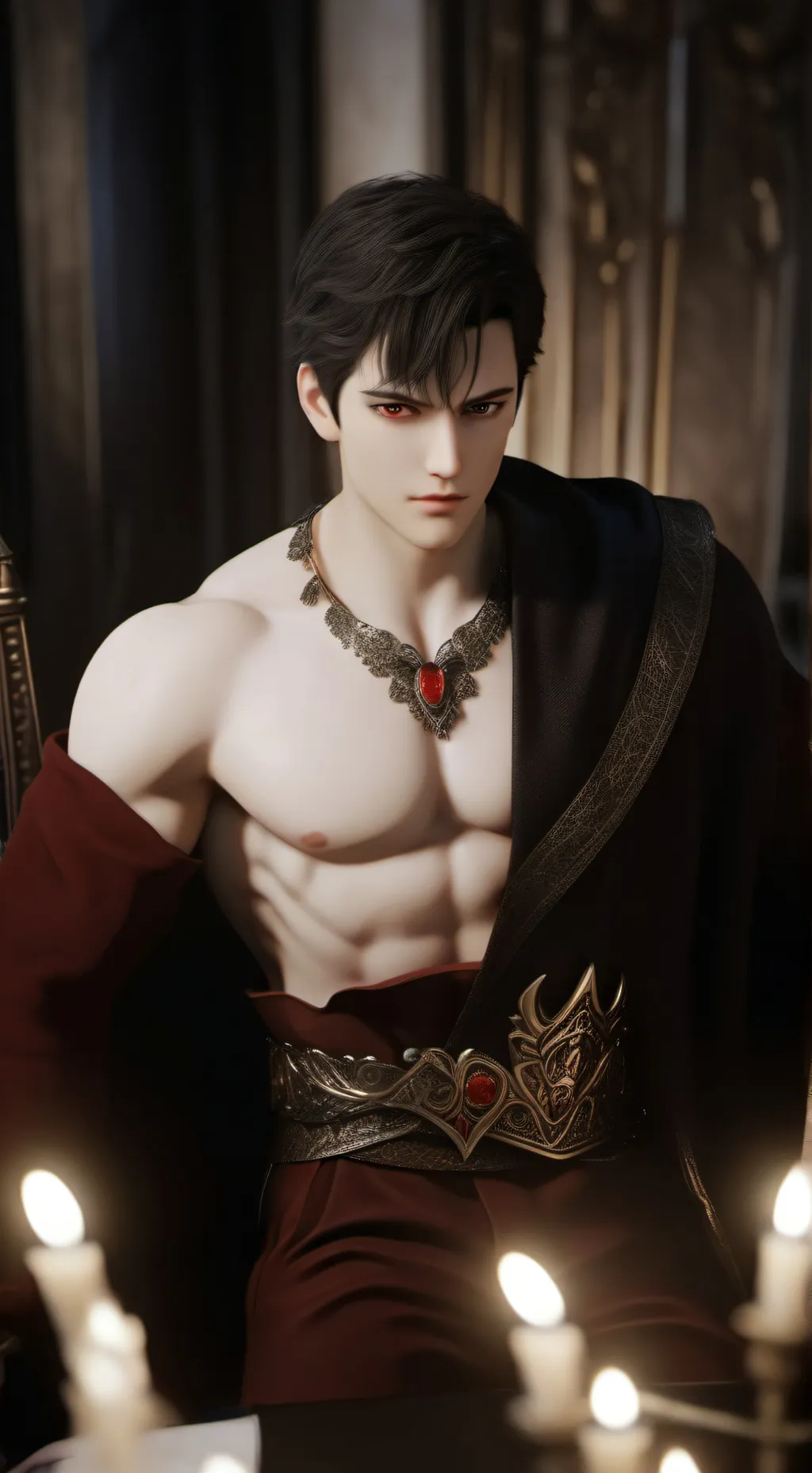 ai character: The villain King background