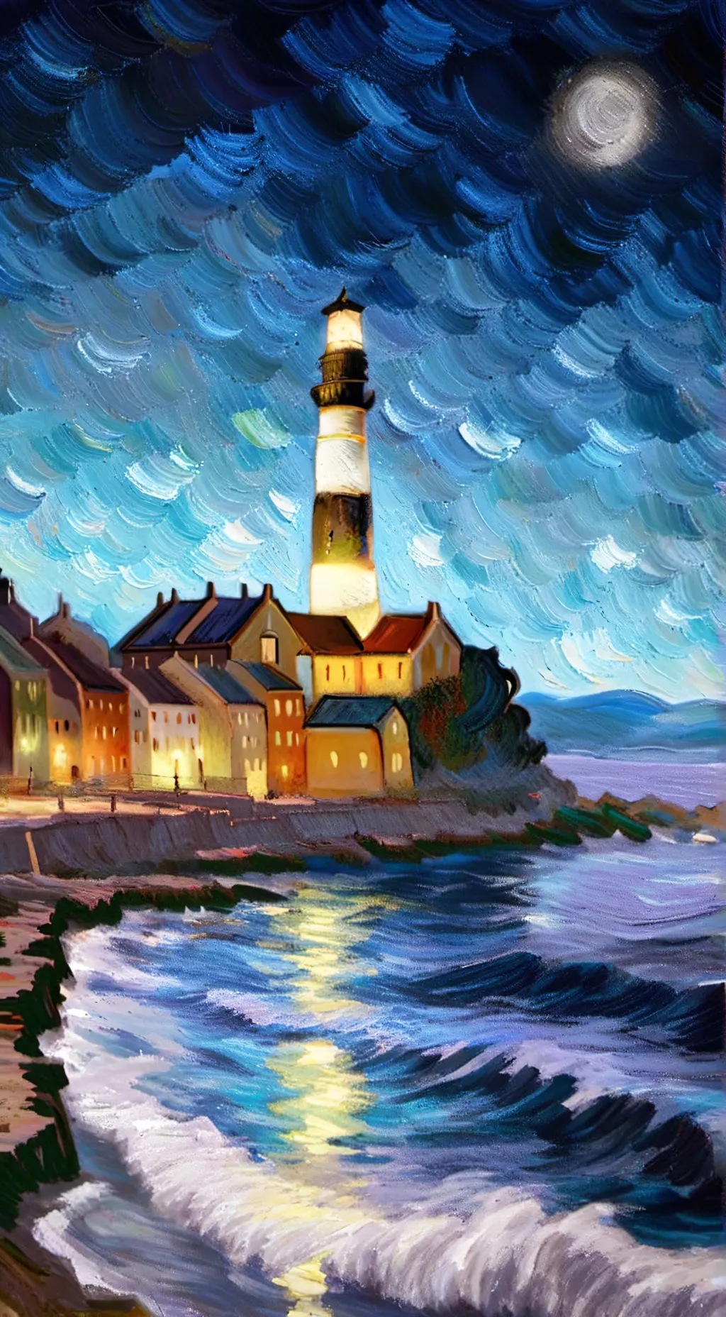 ai character: noche nostálgica  background