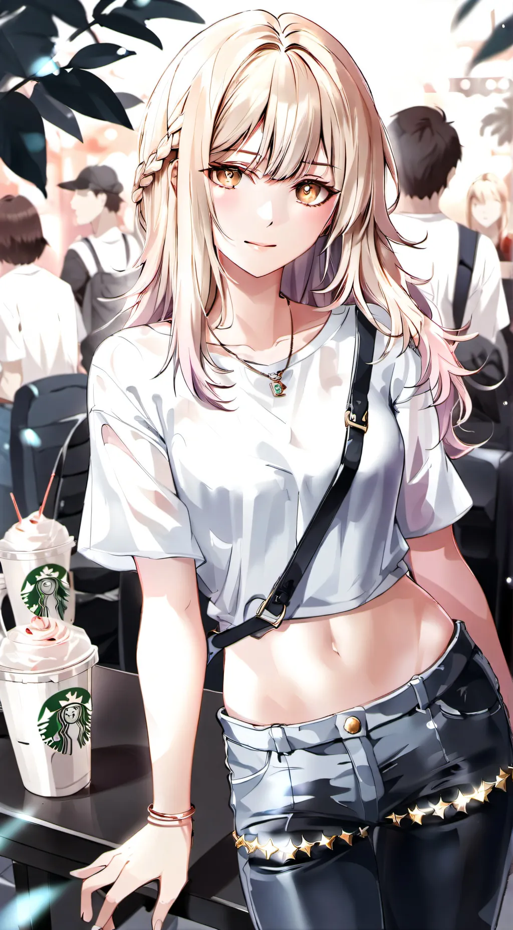 ai character: Hannah Lands background