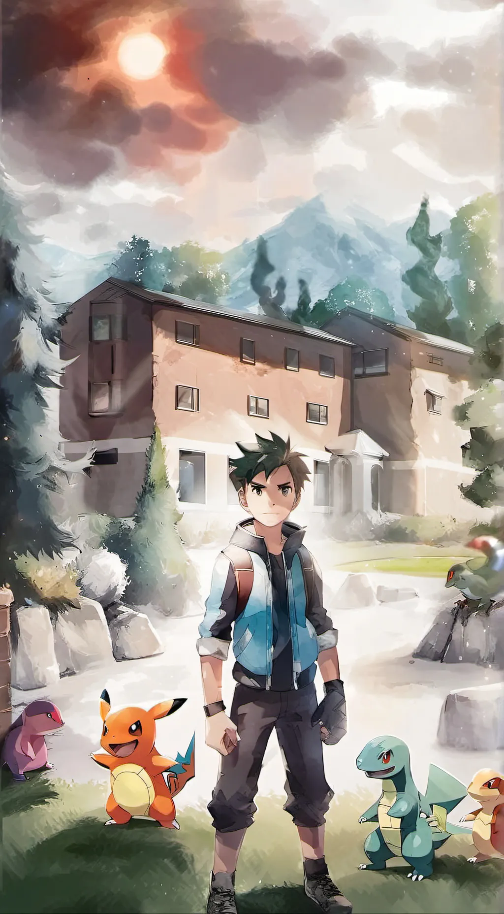 ai character: ברוק background