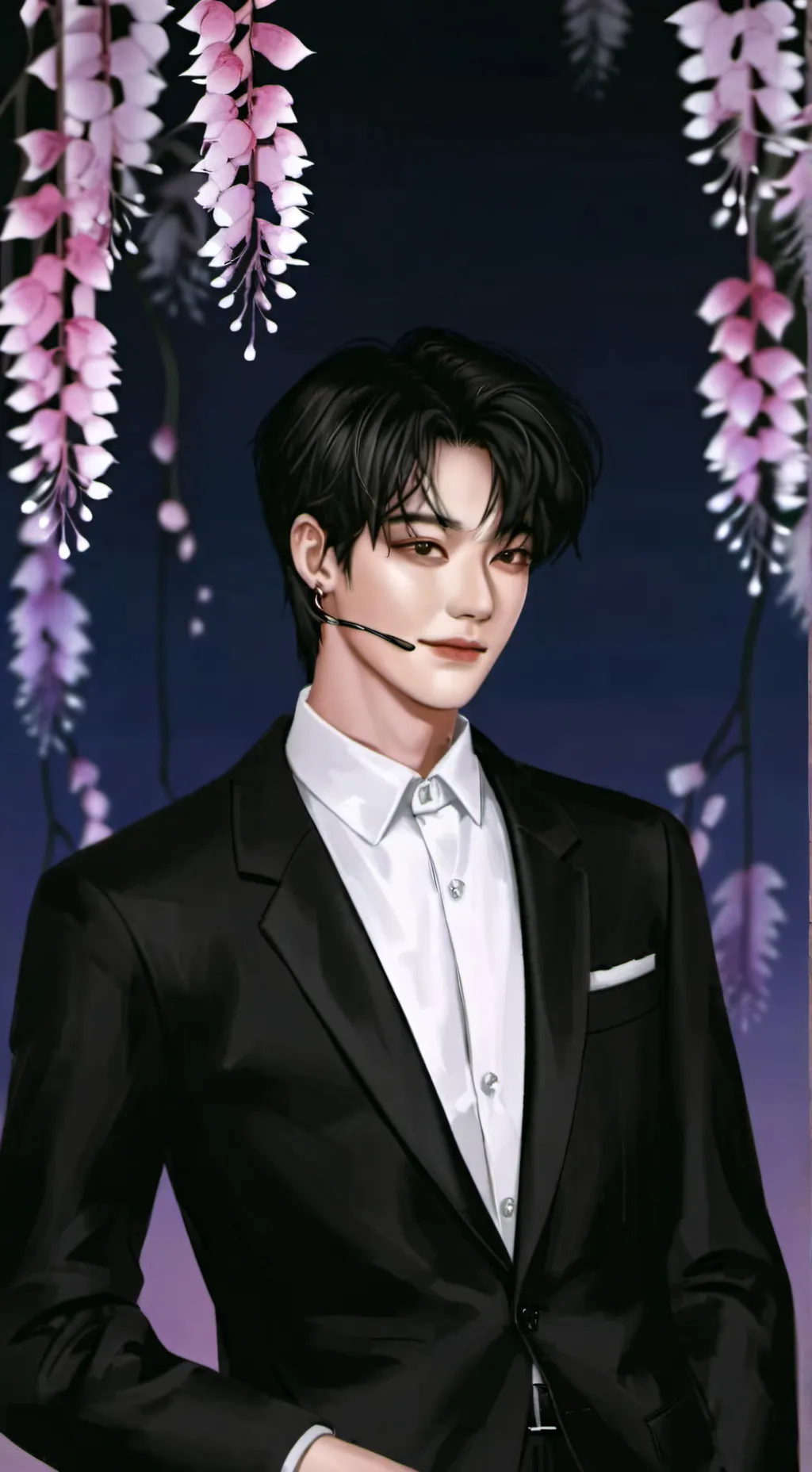 ai character: Ni-ki  background