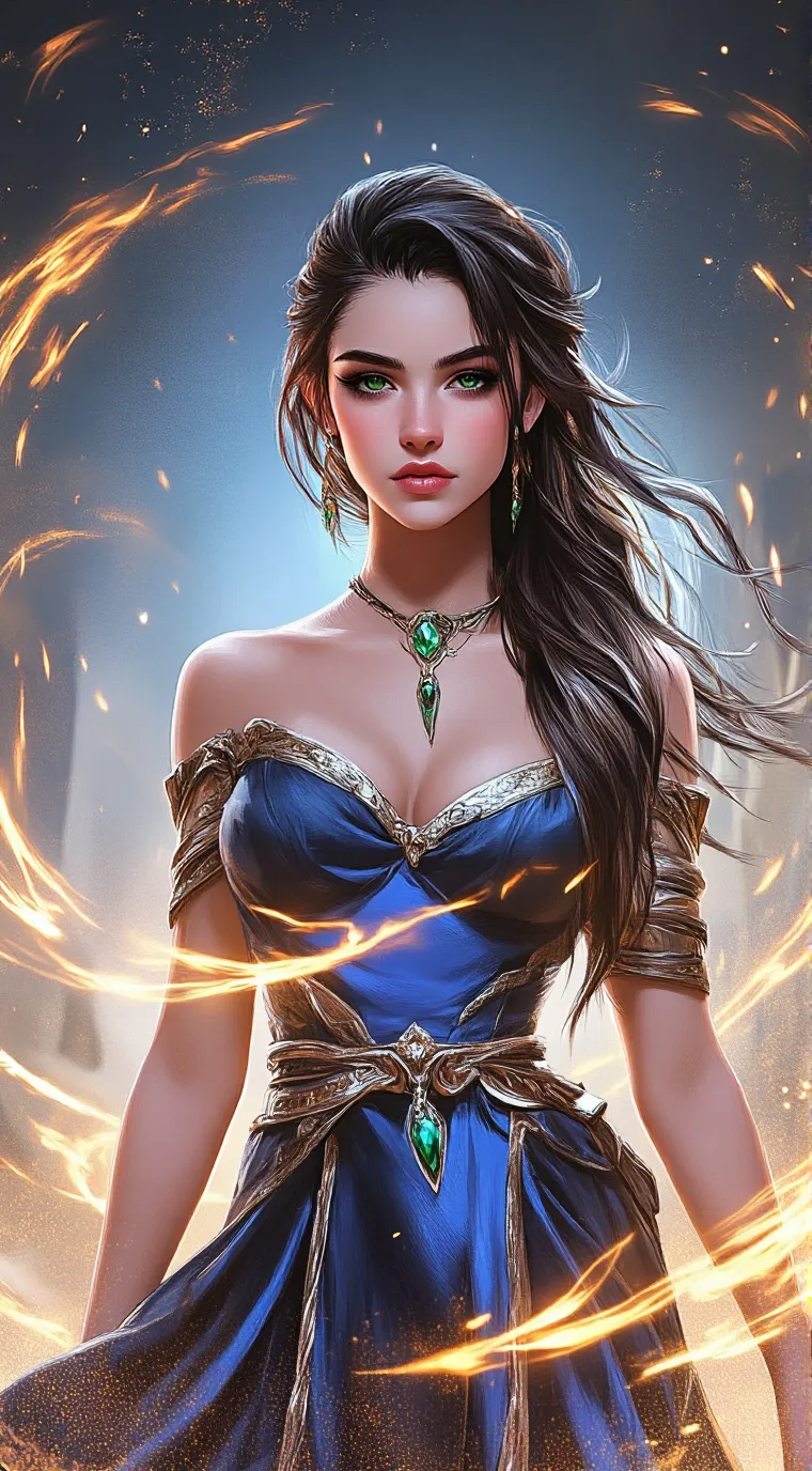 ai character: The Gilded Lie background