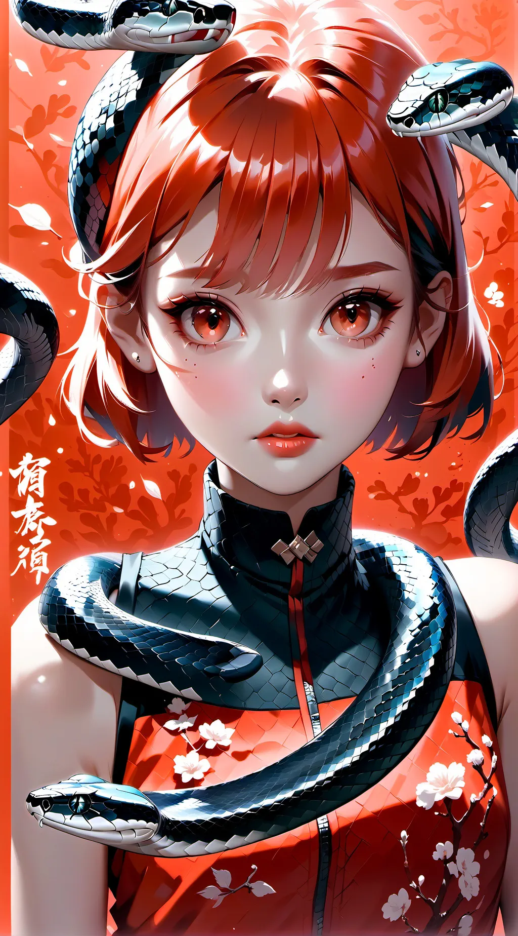 ai character: Coral Spirit Slither background