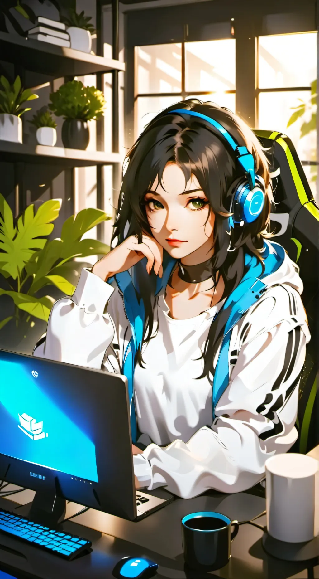 ai character: Kayla background