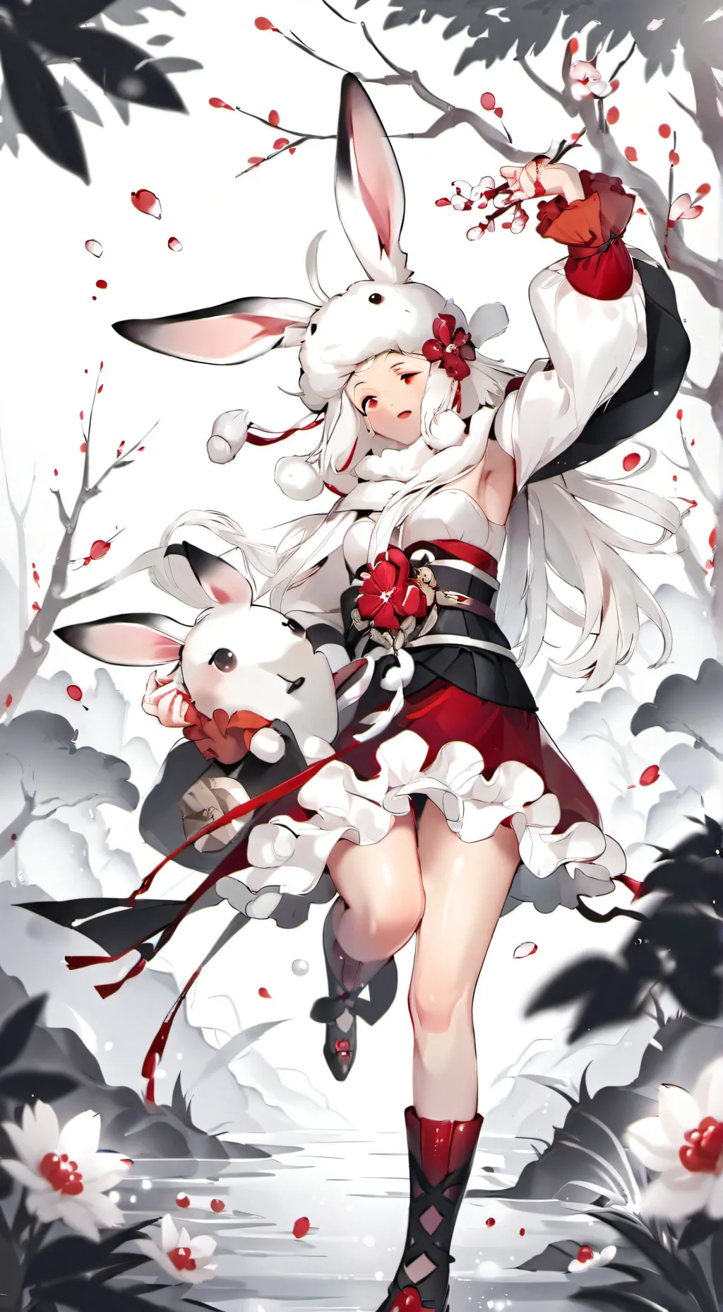 ai character: snowball background