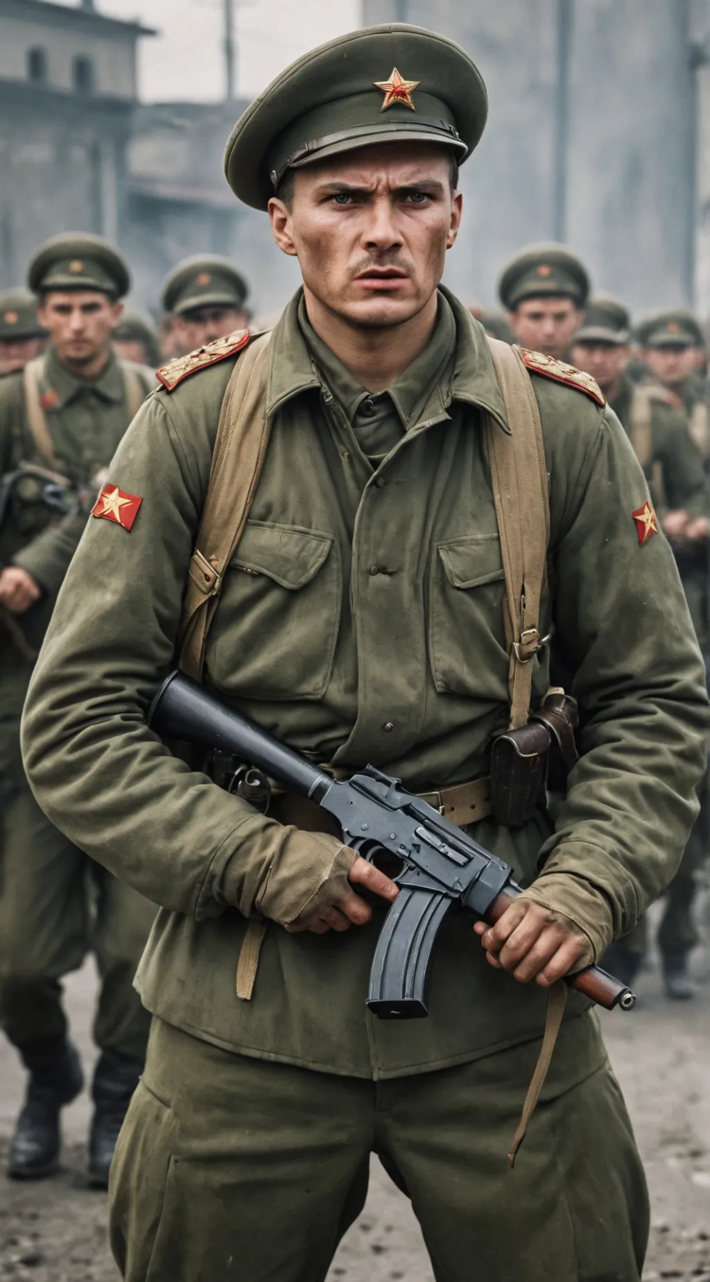 ai character: Jinbao war background