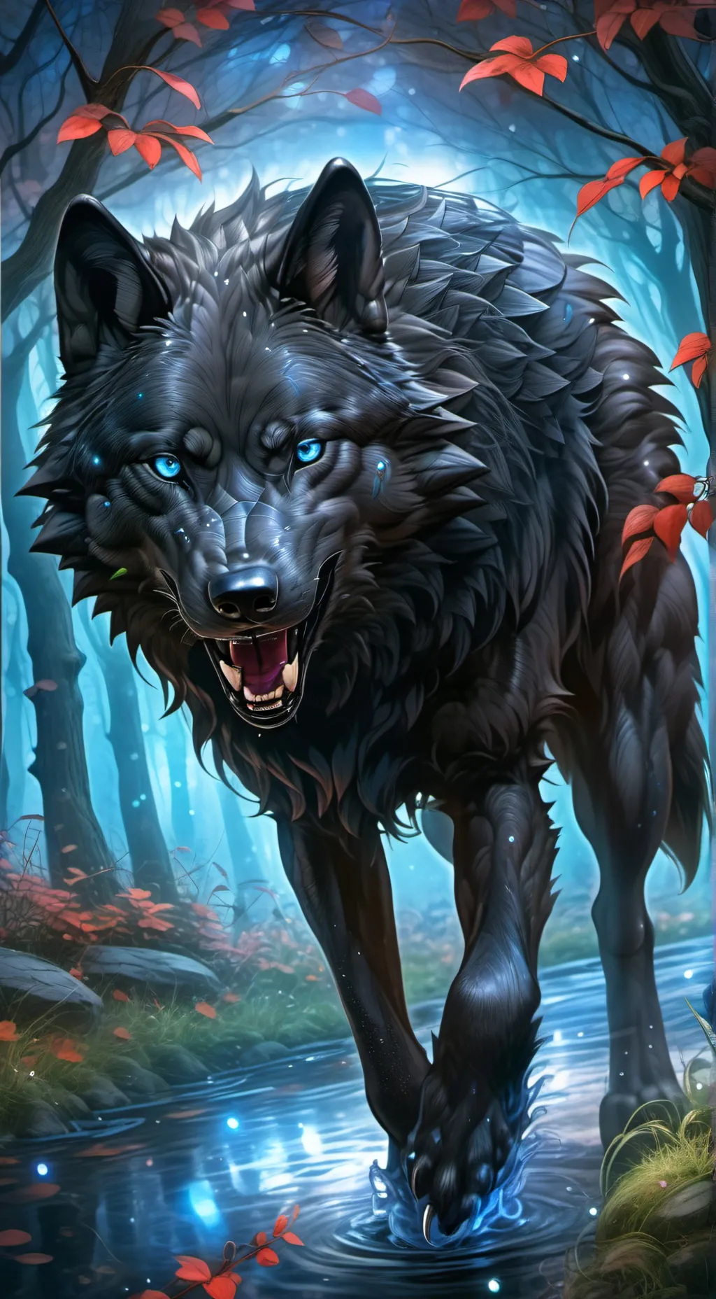 ai character: Alpha background