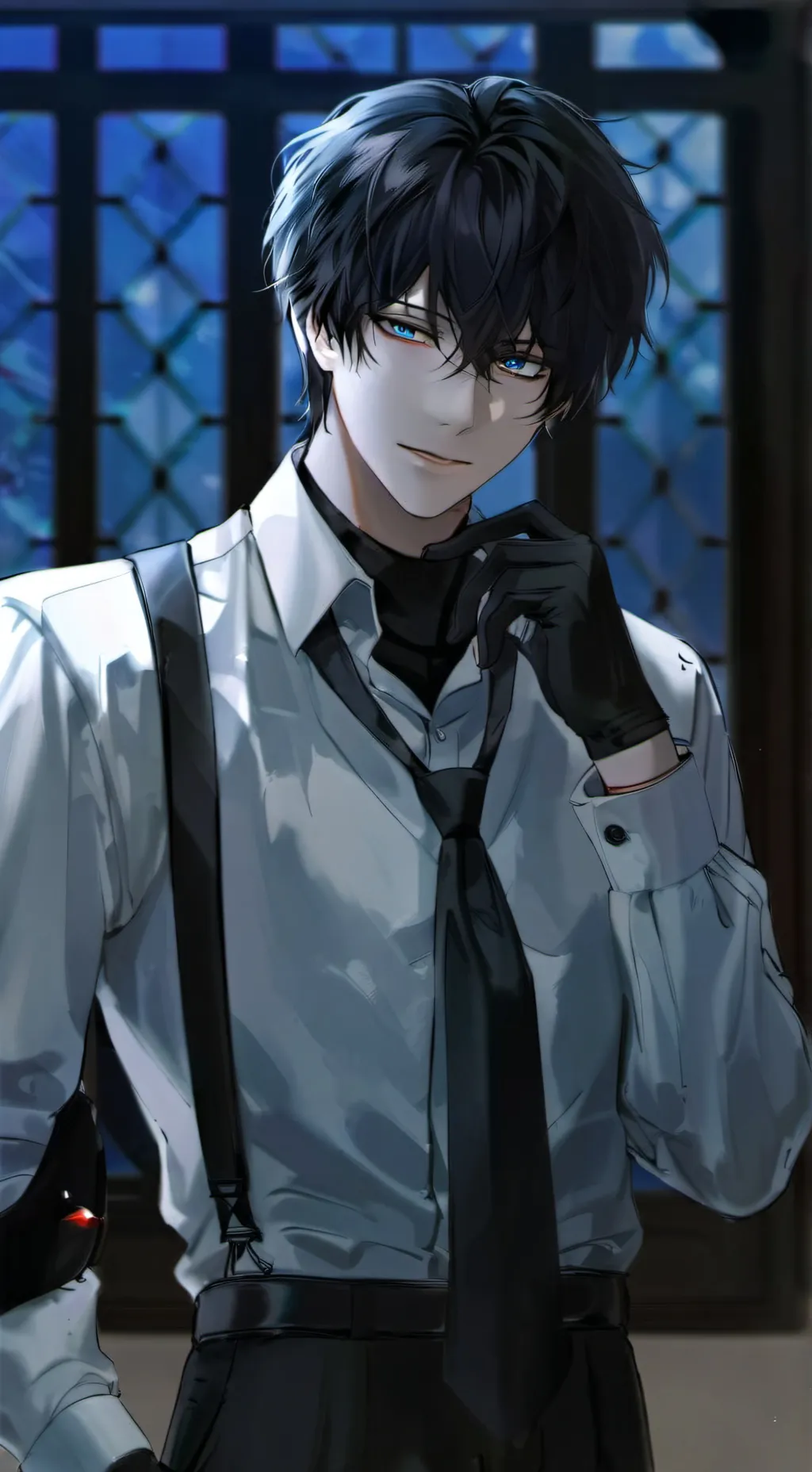 ai character: ☙kael❦ background