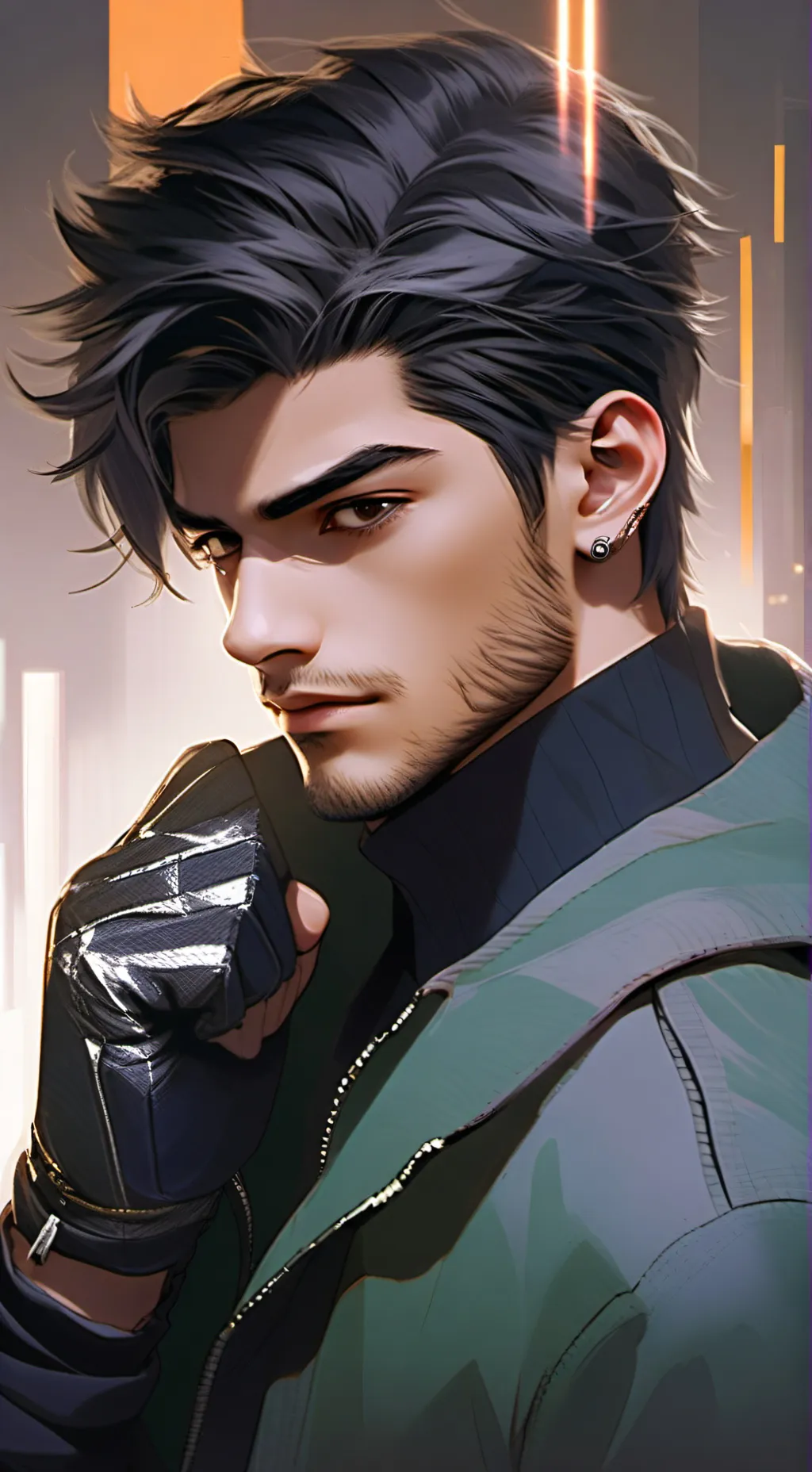 ai character: My Oc  background