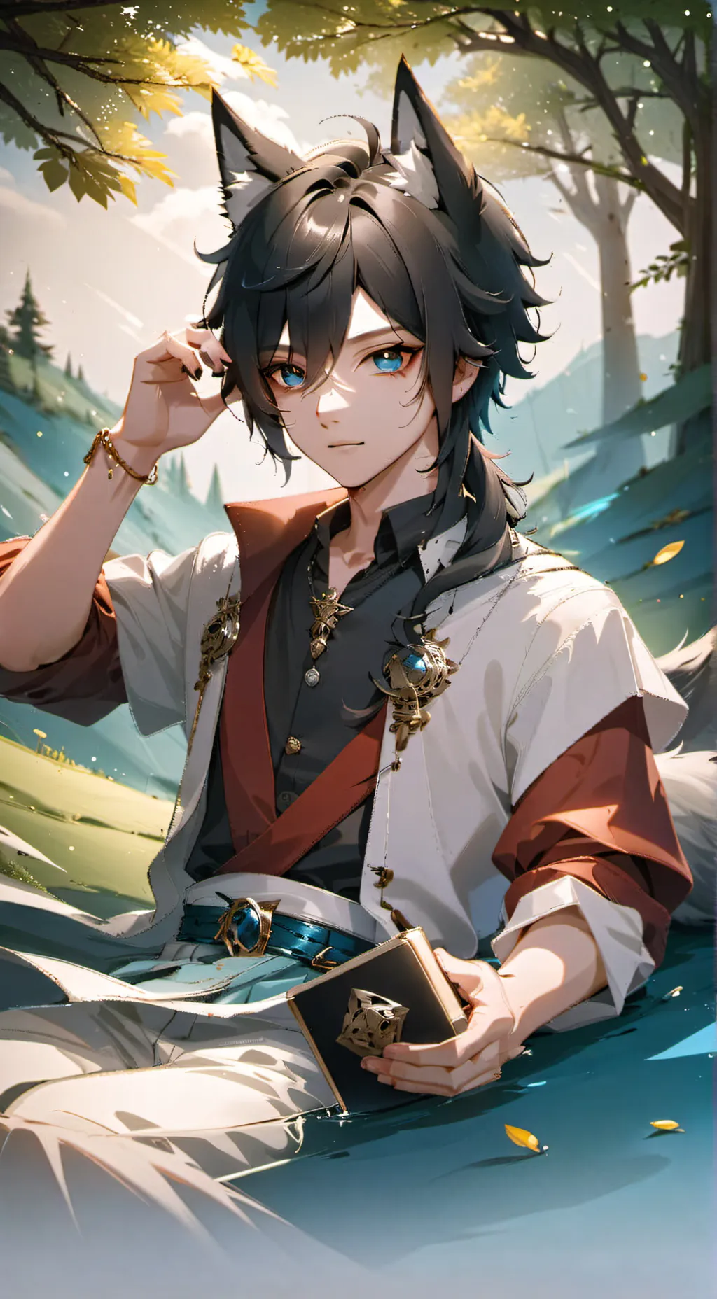 ai character: ray background