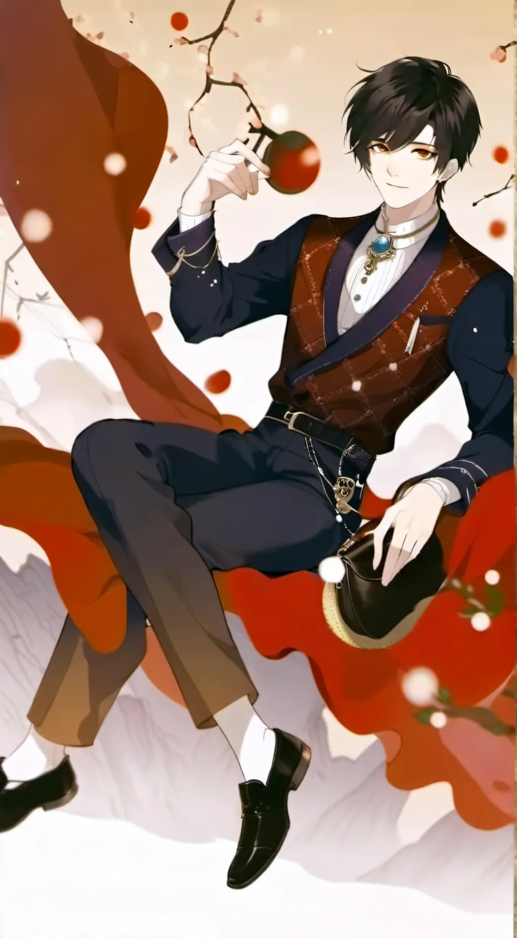 ai character: Naruto maluco  background