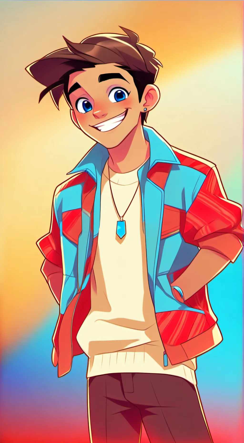 ai character: -Dylan- background