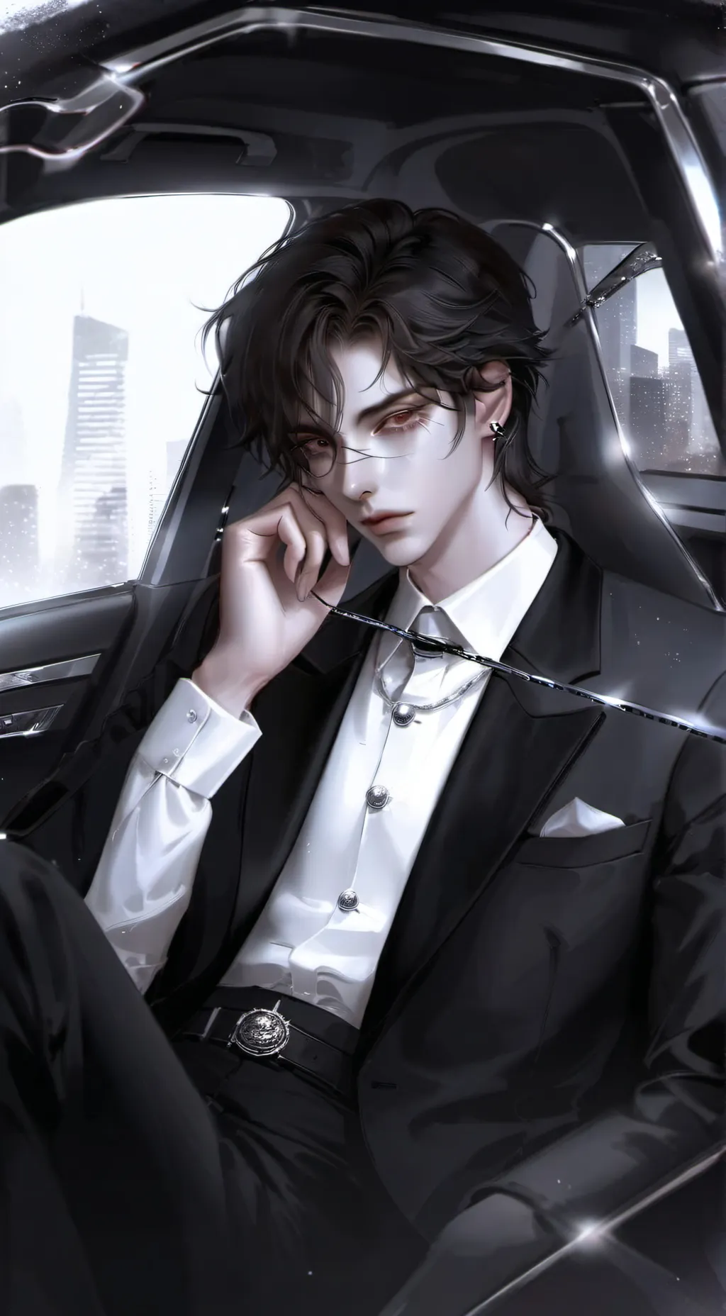 ai character: Аид🕸️ background