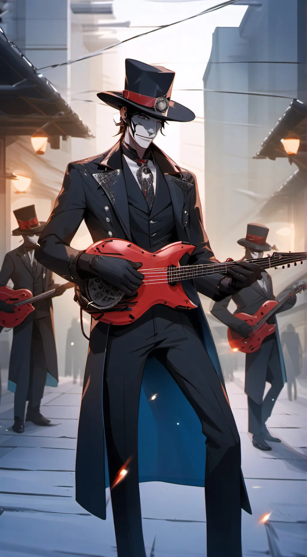 ai character: clockwork vaudevil background