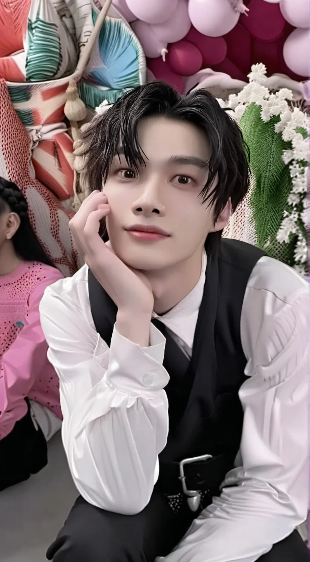 ai character: korean boy background