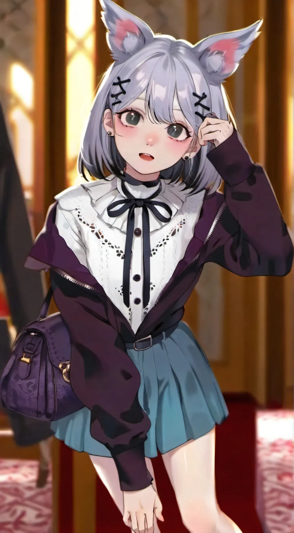 ai character: Luna background