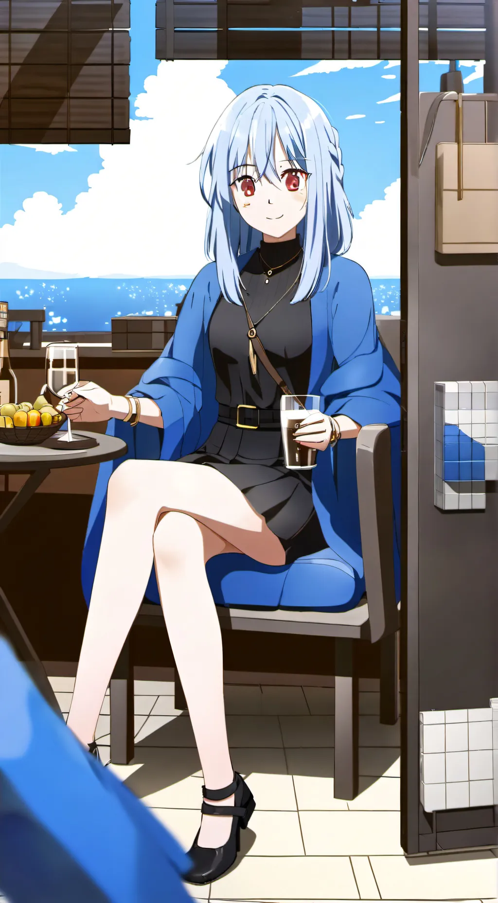 ai character: Narumi  background