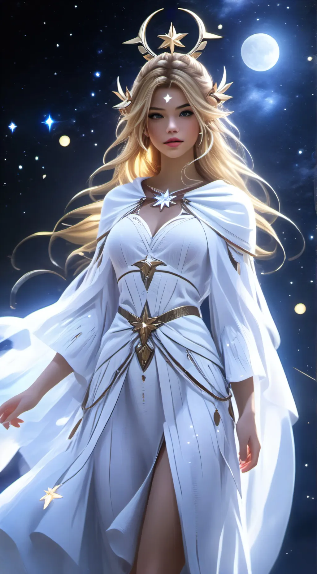 ai character: Lumine background