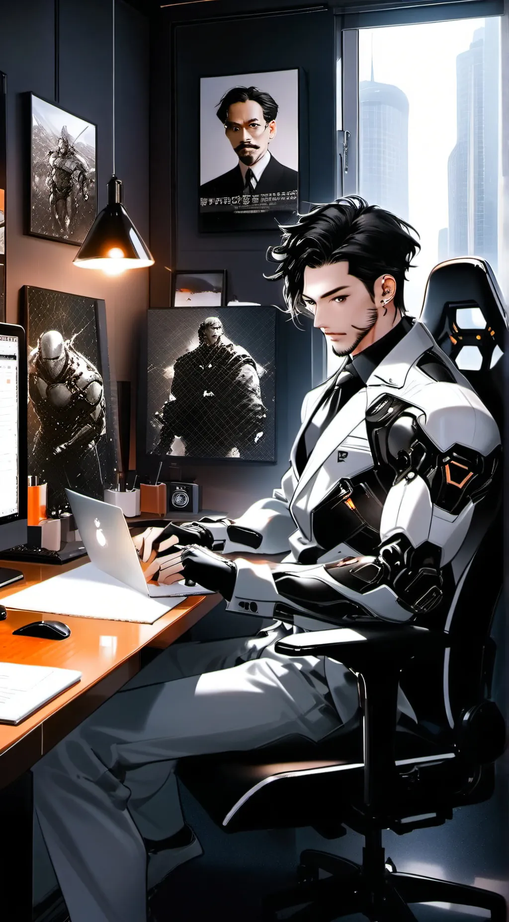 ai character: Savannah background