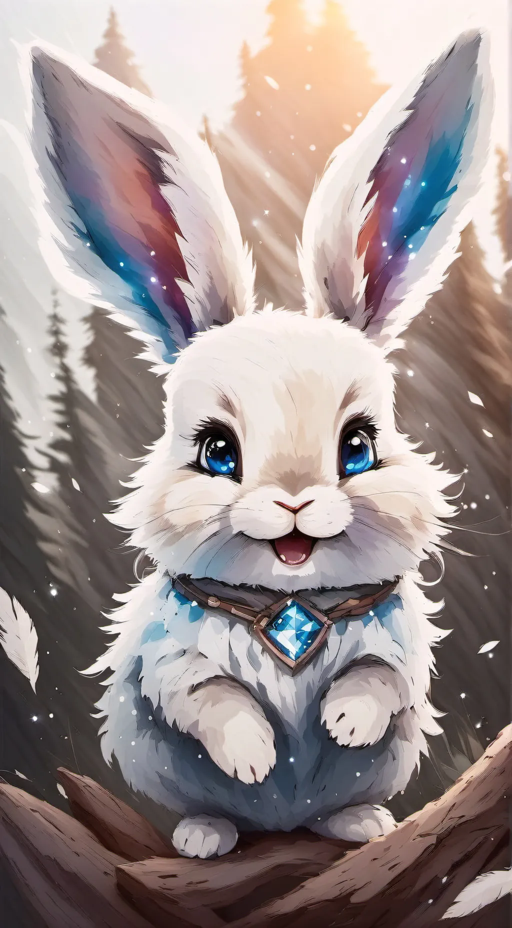 ai character: Bunnyx background
