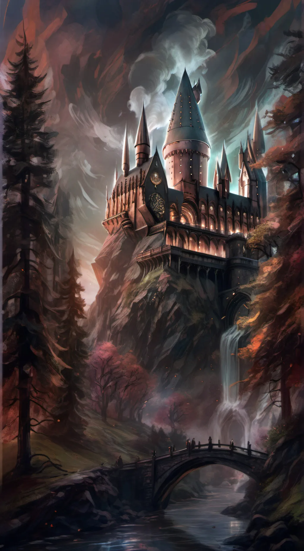 ai character: Slytherin gang  background