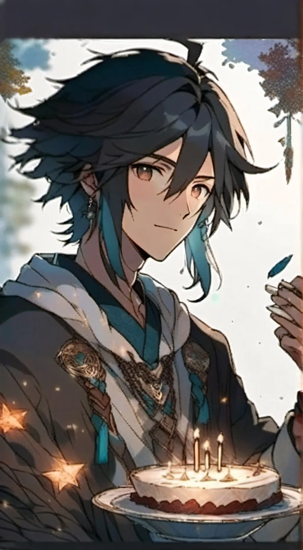 ai character: xiao  background