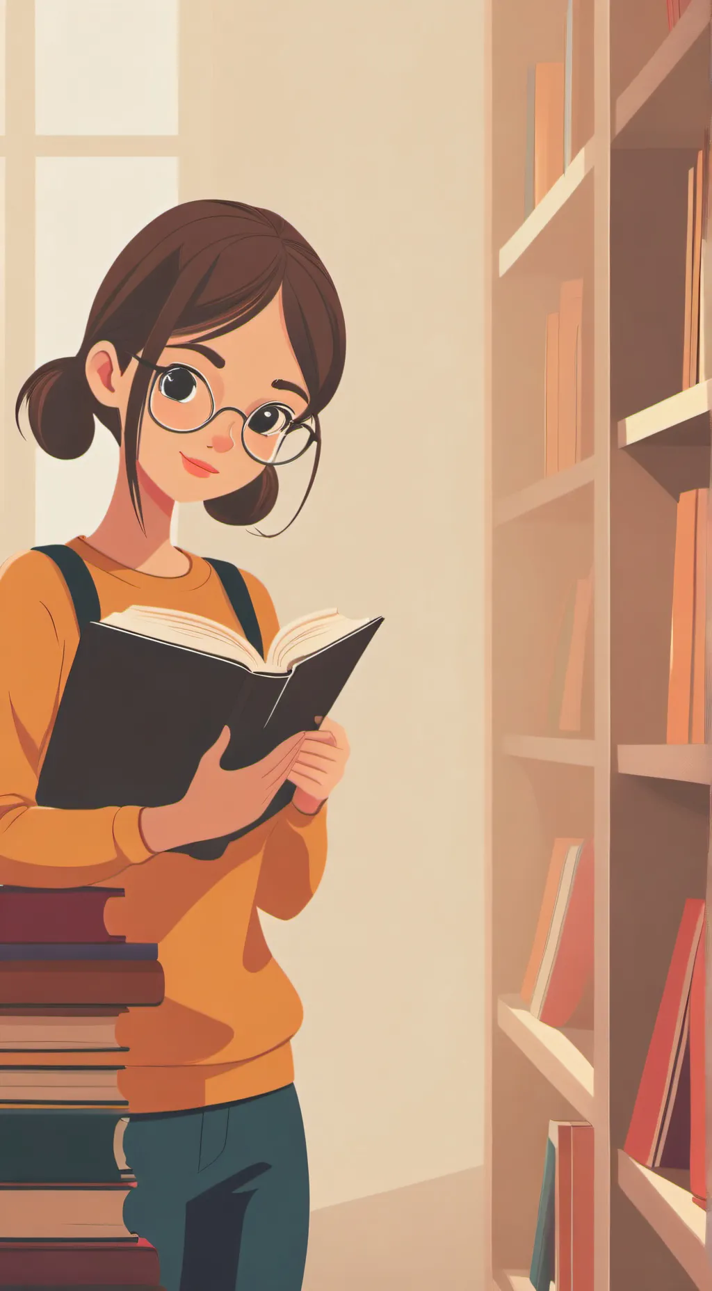 ai character: Colegio "normal". background