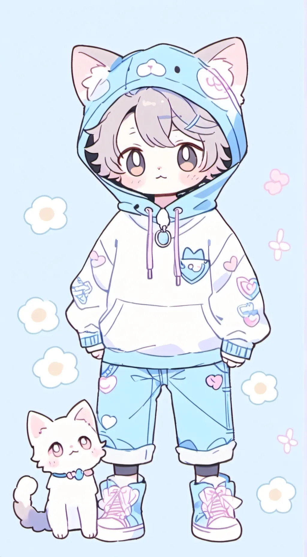 ai character: kit background