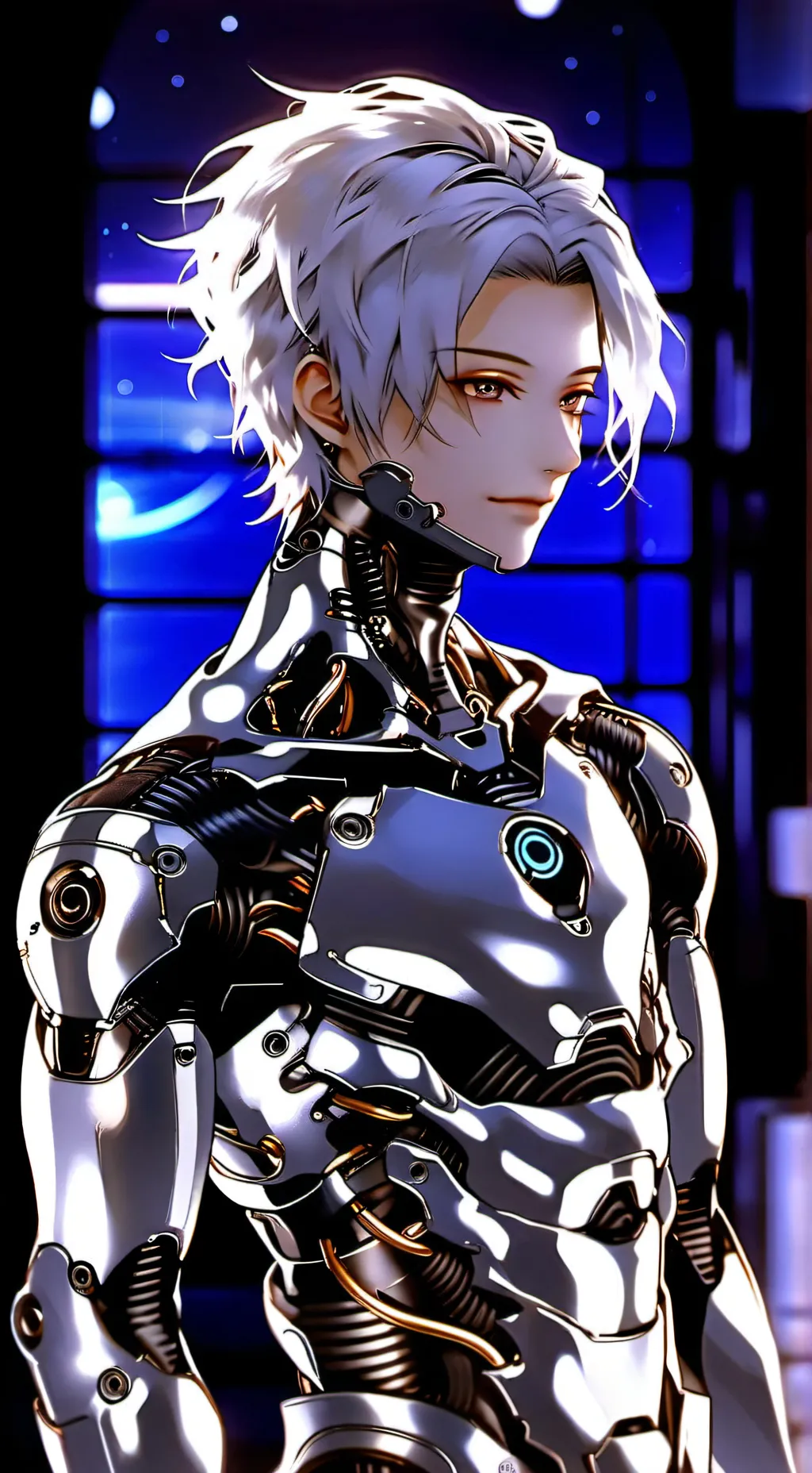 ai character: Lunar background